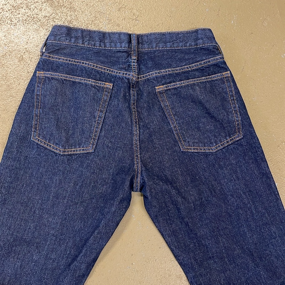 GAP Straight Dark Wash Denim Jeans 30x32 - Picture 3 of 10